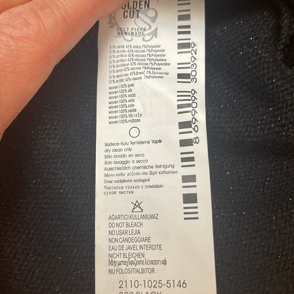 Little Black Dress Tiered Layered With Ruffles Sleeveless Women's Size S - Picture 10 of 15